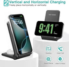 25W Wireless Charger, Foldable 2 in 1 Wireless Charging Station - Image 2