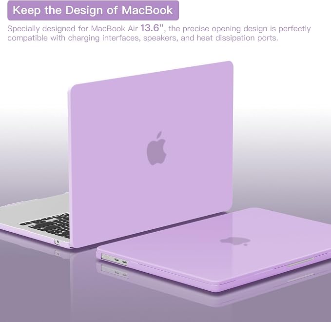 CISSOOK Compatible with MacBook Air 13.6 inch Case A3240 A2681 A3113 2022 2023 - Image 5