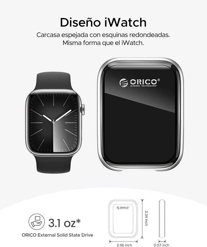 ORICO 512GB External SSD Up to 2000MB/s Portable Solid State Drive, USB 3.2 Gen - Image 6