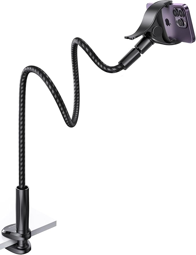 Gooseneck Phone Holder for Bed by Aomiker