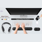 UnivoColors Design-Wave Wrist Rest, Artificial Sheepskin+Memory - Image 7
