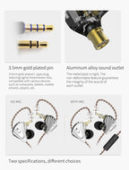 KZ Wired Earbuds ZSX in-Ear Headphones - Image 6
