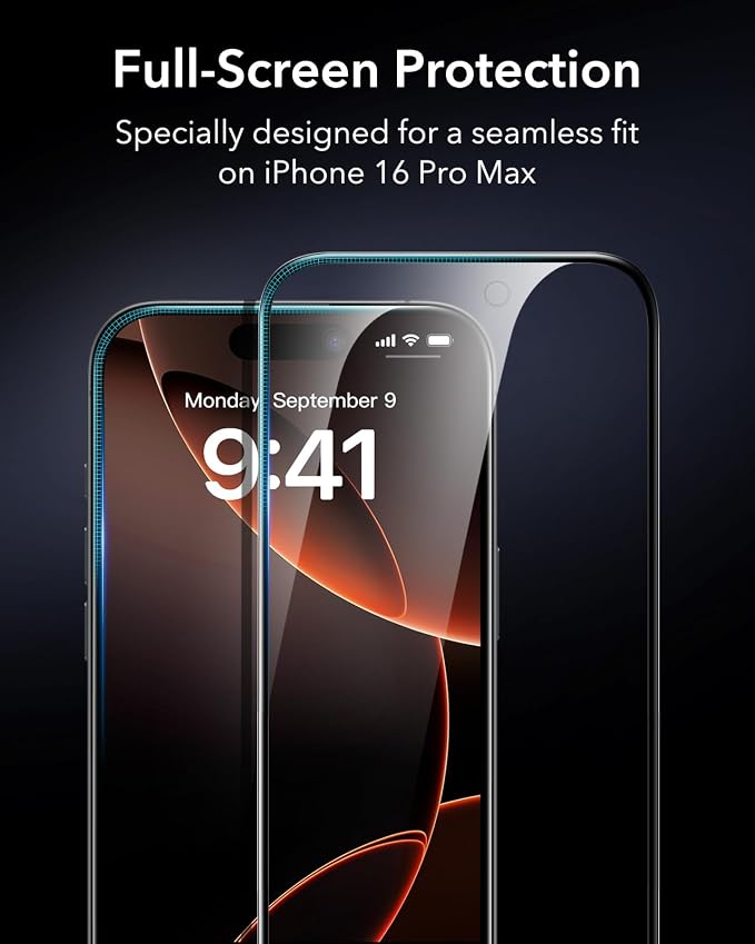 ESR 3 Pack for iPhone 16 Pro Max Privacy Screen Protector, Anti-spy - Image 6
