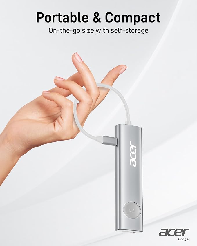 Acer USB C HUB Multiport Adapter, 7 in 1 USB-C to HDMI Adapter - Image 7