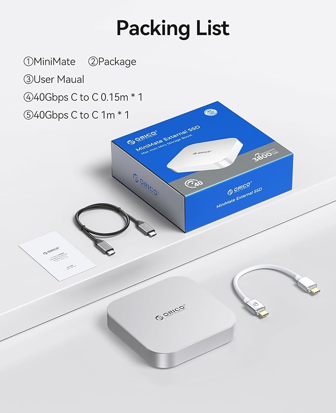 ORICO MiniMate Pro 512GB External SSD Compatibility - Image 7