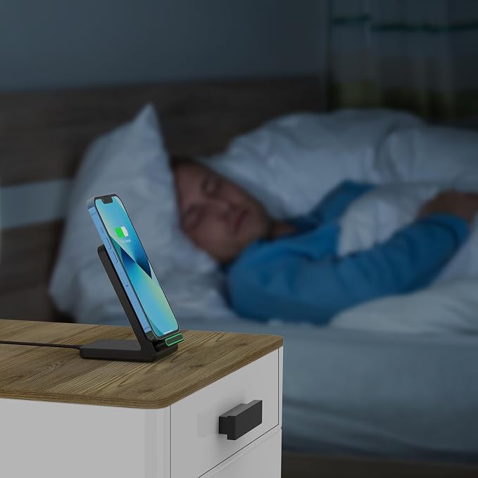 Fast Wireless Charger, 15W Wireless Charging Stand Compatible - Image 5