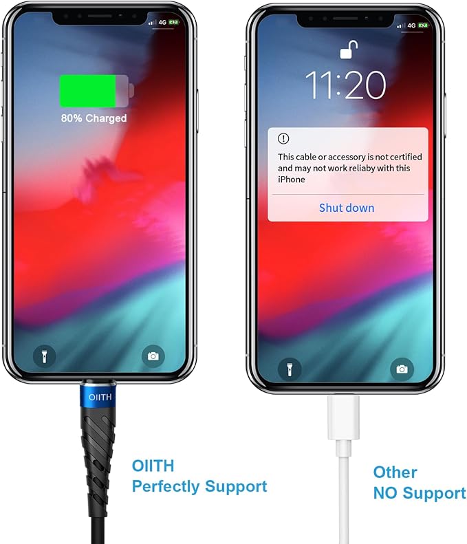 OIITH USB C Cable, USB A to USB C 3A Fast Charging Phone USB Type-C Charge - Image 7
