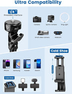Phone Tripod, Stable & Adjustable Tall, Suit - Image 4
