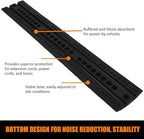 Heavy Duty Speed Bumps for Driveway, 6 ft 2 Pack Rubber Speed Bumps, 2 Channel - Image 8