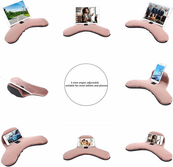 Soft Pillow for ipads, Universal ipad Tablet Reading Stand Pillow Holder as - Image 2