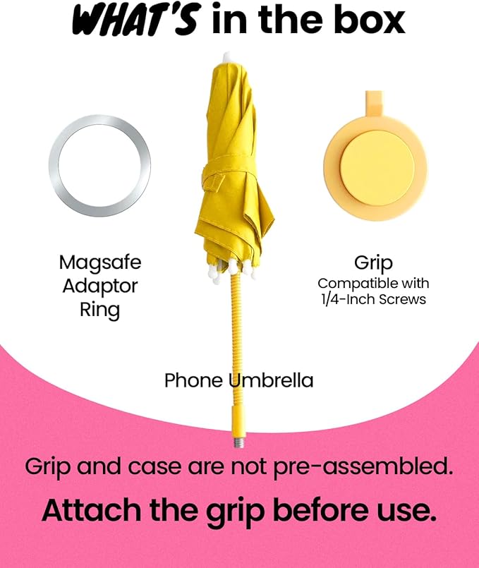 3 in 1 Magnetic Umbrella Sunshade Collapsible Expandable Phone Grip & Stand - Image 6