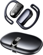 Open Ear Headphones, 0.28oz Lightweight Next-Gen Bluetooth 5.4 Air Conduction by HOME