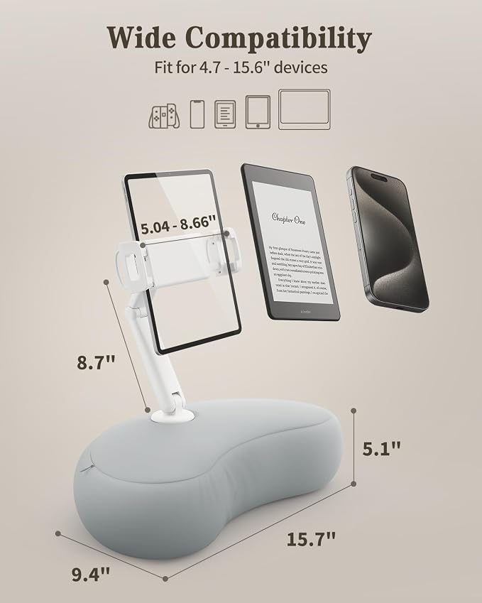 SAIJI Kindle Pillow Stand, iPad Stand Compatible - Image 6