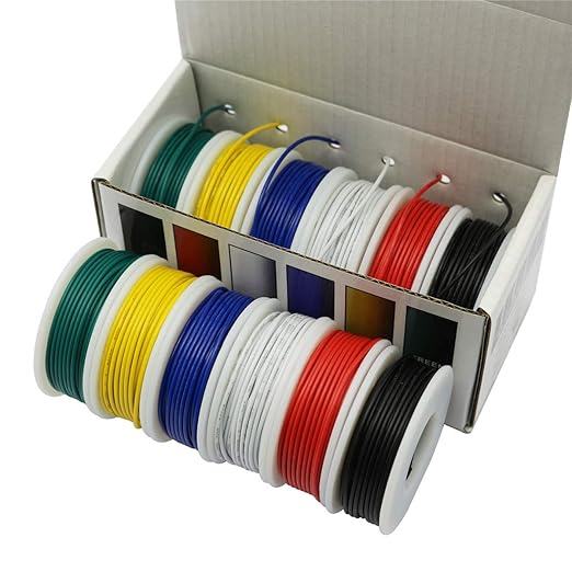 Hook up Stranded Wire Kit 20 Gauge 6 Colors 19.6 feet Each Electrical Wire 20 - Image 4