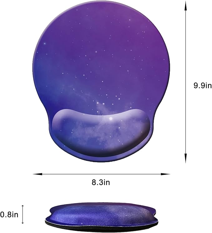 Mouse Pad with Wrist Support, Ergonomic Mouse Pad with Memory Foam Wrist Rest - Image 6