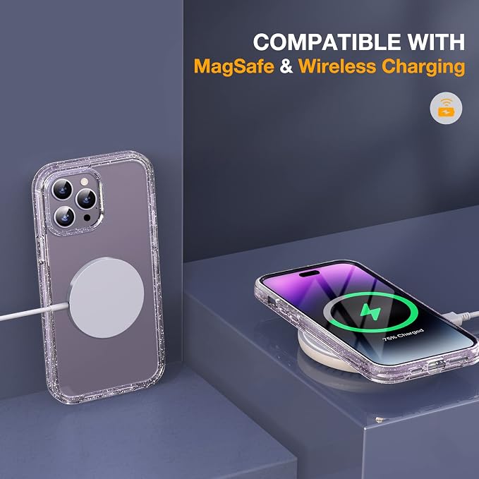 Miracase Glass Series Designed for iPhone 14 Pro Case 6.1 Inch, Upgrade - Image 5
