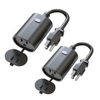 Minoston Outdoor Smart Plug, WiFi Outlet, IP65 Weatherproof, Compatible by Minoston