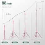 SENSYNE 88" Phone Tripod & Selfie Stick, Extendable Cell Phone Tripod Stand - Image 4