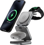 3 in 1 Charging Station for Apple Devices, Magnetic Foldable Wireless Charger by Unknown