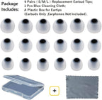 Earbuds Replacement Tips Silicone Earbud Tips Ear Gels Fit - Image 2