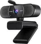 EMEET C960 2K Webcam with Microphone, 2K QHD, 2 Noise-Reduction Mics, TOF by EMEET