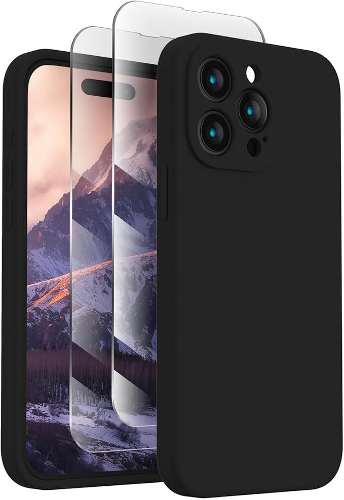 FireNova Designed for iPhone 15 Pro Max Case, Silicone Upgraded Phone Case with by FireNova