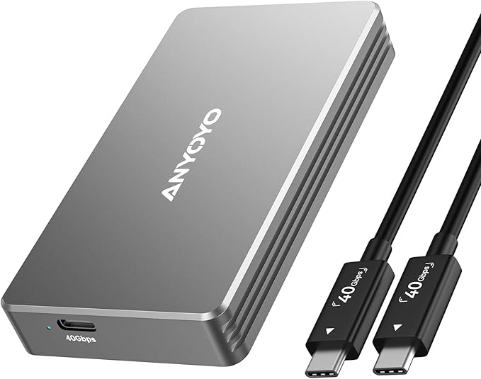 ANYOYO 40Gbps M.2 NVMe SSD Enclosure by ANYOYO