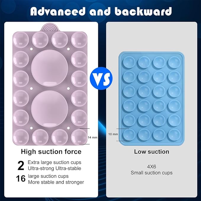 Silicone Suction Phone Holder Mount, Silicon Adhesive Phone Accessory - Image 4