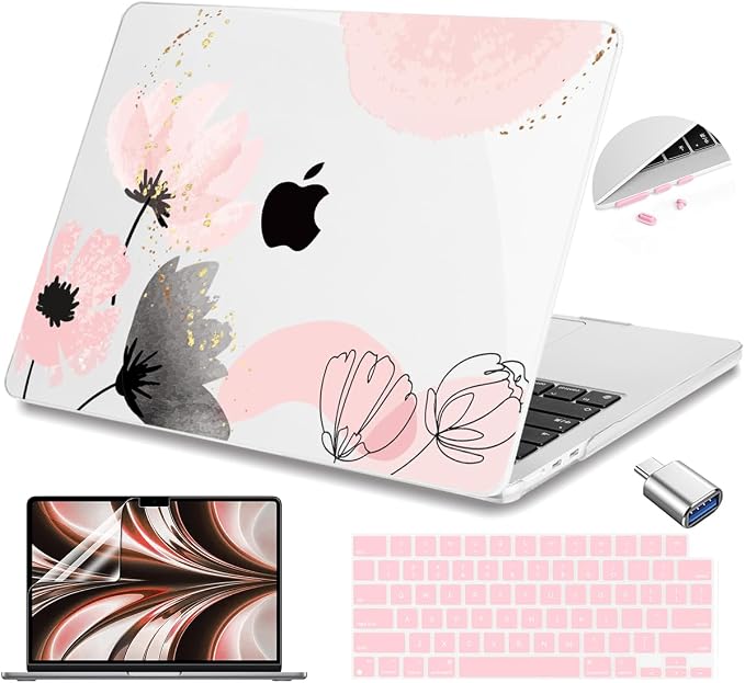 Teryeefi Compatible with MacBook Air 13 inch Case 2025 2024 2023 2022 M4 by Teryeefi