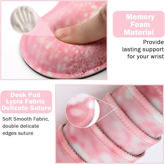 Large Mouse Pad and Keyboard Wrist Rest, Desk Pad - Image 5