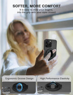 Grat 2 Magnetic Phone Grip Kickstand, Phone Loop Holder, Dual-Sided Magnet Ring - Image 2