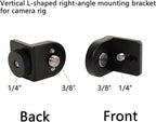 Vertical Mounting Bracket, 1/4" to 3/8" Thread Adapter - Image 3