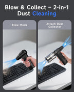 Compressed Air Duster, 150000RPM Super Power Cordless Electric Air Duster - Image 3