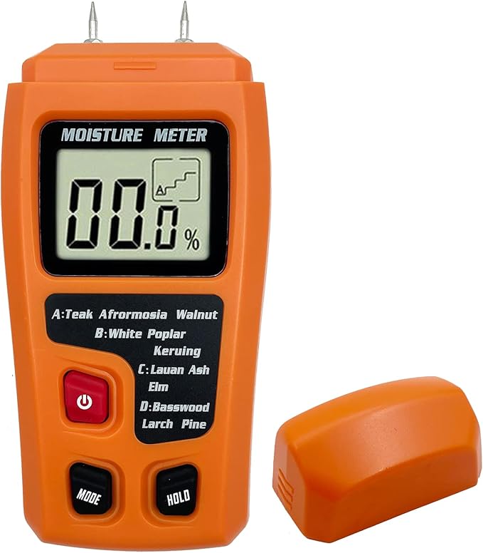 Digital Wood Moisture Meter Wood Humidity Tester Hygrometer Timber Damp by QYQRQF