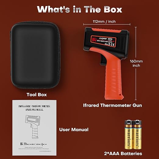 -58℉~3272℉ Infrared Thermometer IR Gun, High-Temp Digital Temperature Gun - Image 7