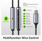 USB C Headphones for Samsung S26 S25 S24 S23 FE S22 S21 S20 A53 A54 Wired - Image 5