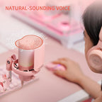 FEELWORLD VM1 Pink Gaming PC USB Microphone Condenser Mic - Image 6