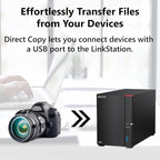 BUFFALO LinkStation 720 4TB 2-Bay Home Office Private Cloud Data Storage - Image 9
