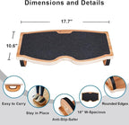 StrongTek Ergonomic Wood Foot Rest - Image 5