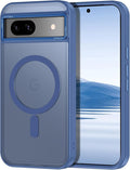 Magnetic for Google Pixel 8a Case, Shockproof Slim Translucent Matte Anti-Slip by Casehas