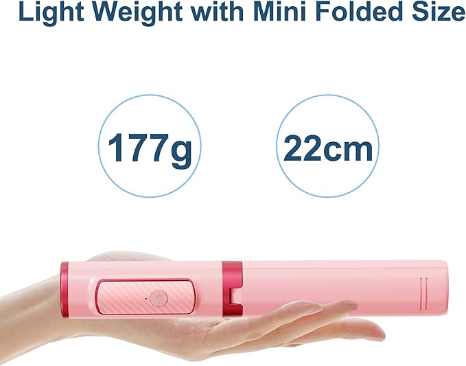 Selfie Stick, Foldable Cellphone Tripod - Image 7