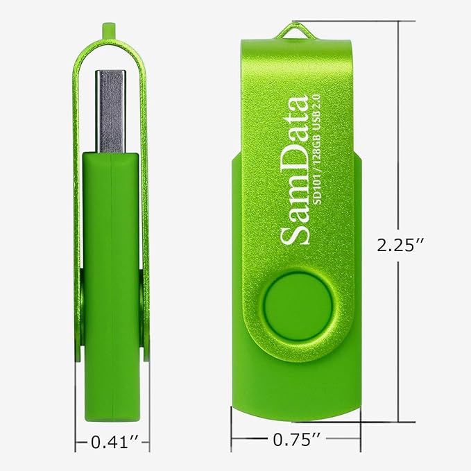 SamData 128GB USB Flash Drives 1 Pack 128GB Thumb Drives Memory Stick Jump Drive - Image 4