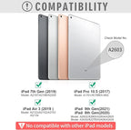 Keyboard Case for iPad 9th/8th/7th Generation 10.2 inch 2021/2020/2019 & ipad - Image 2