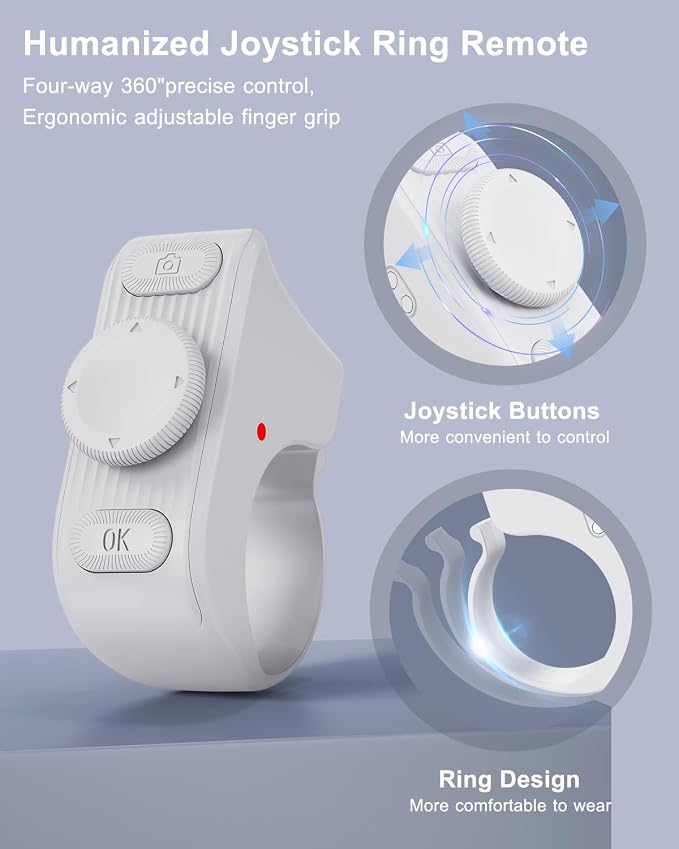TikTok Scrolling Ring Remote Control, Camera Shutter Remote, Wireless Bluetooth - Image 3