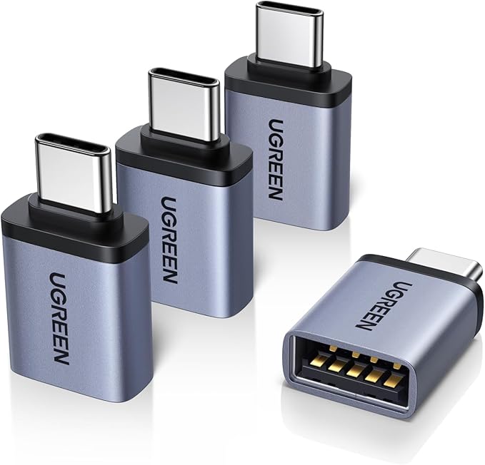 UGREEN USB C to USB Adapter 4 Pack, 10Gbps USBC Male to USB 3.2 Female Adapter by UGREEN