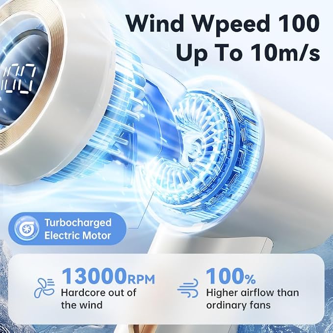 Portable Fan For Travel Mini: Small Pocket Handheld Personal Rechargeable - Image 2