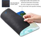 Hokafenle Mouse Pad, Square Beach Style Anti-Slip Rubber Mousepad - Image 2