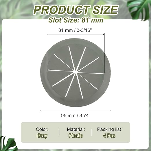 PATIKIL Desk Grommet 3-3/16" - Image 2