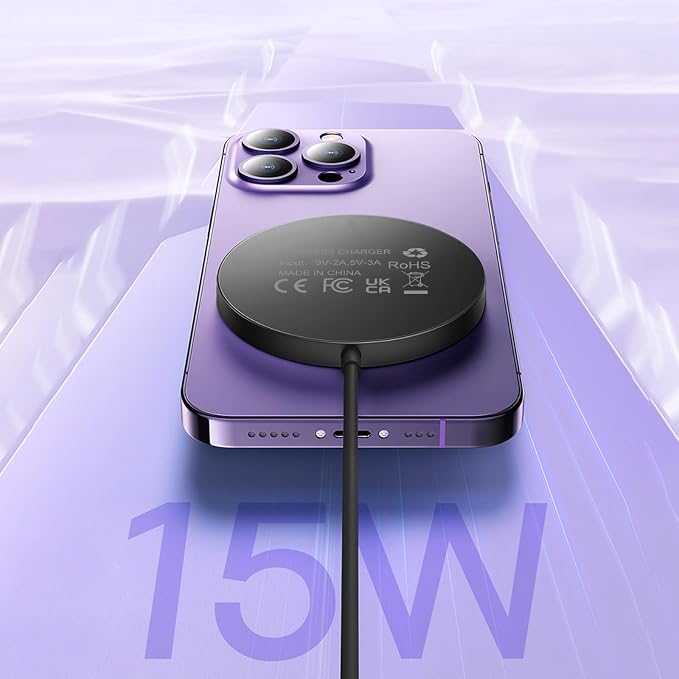 Magnetic Wireless Charger for iPhone 16/16 Pro/16 Plus/16 Pro Max, FDGAO 2 in 1 - Image 8
