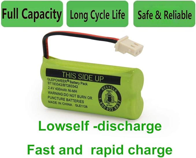 BT183342/BT283342 2.4V 400mAh Ni-MH Battery Pack, Also Compatible - Image 6